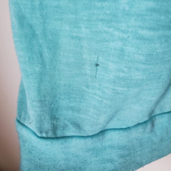 Batman Logo Teal Graphic Tee, Size Lg - Picture 2 of 6